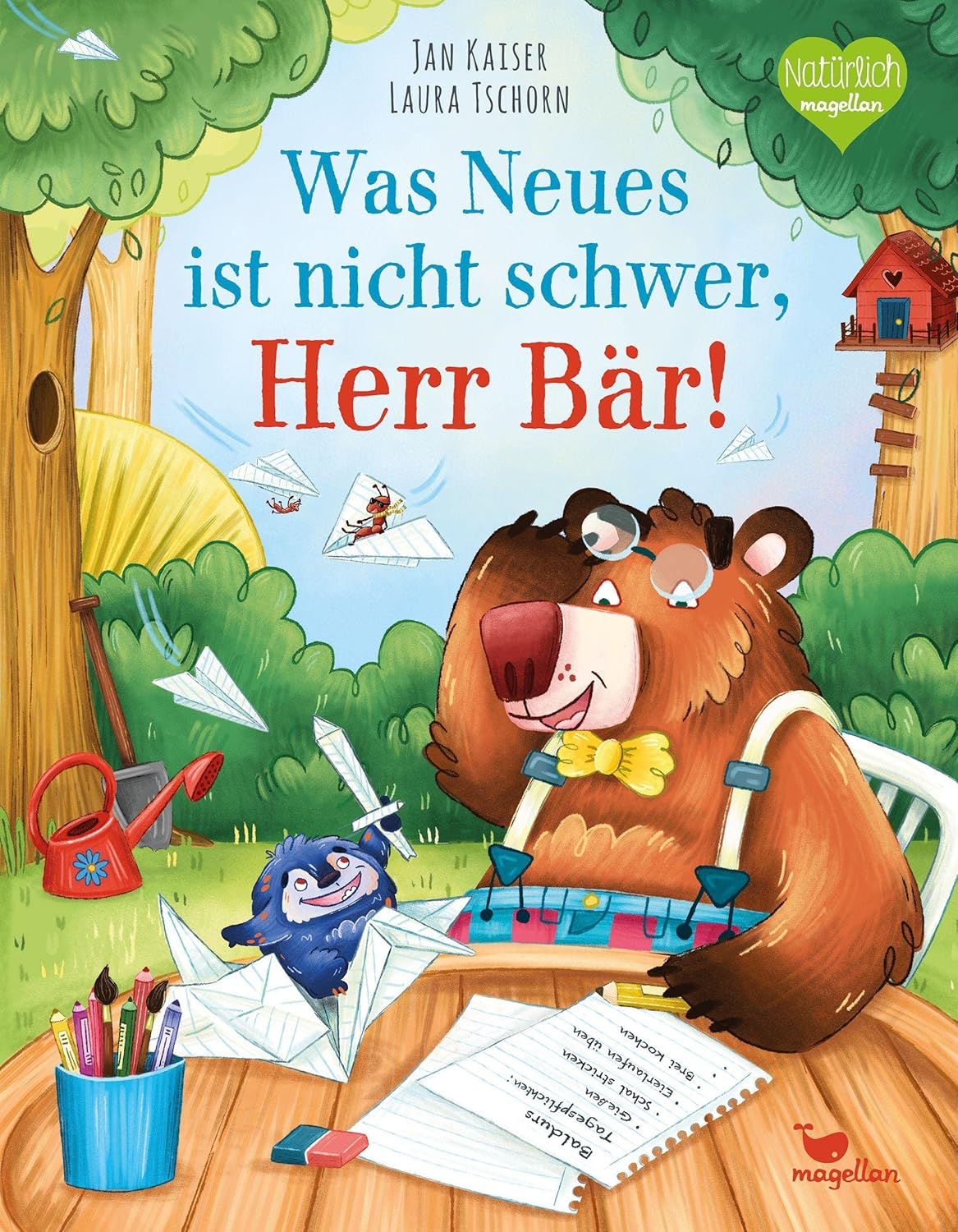 Jan Kaiser: Was Neues ist nicht schwer, Herr Bär! (Hardcover, deutsch language, Magellan)