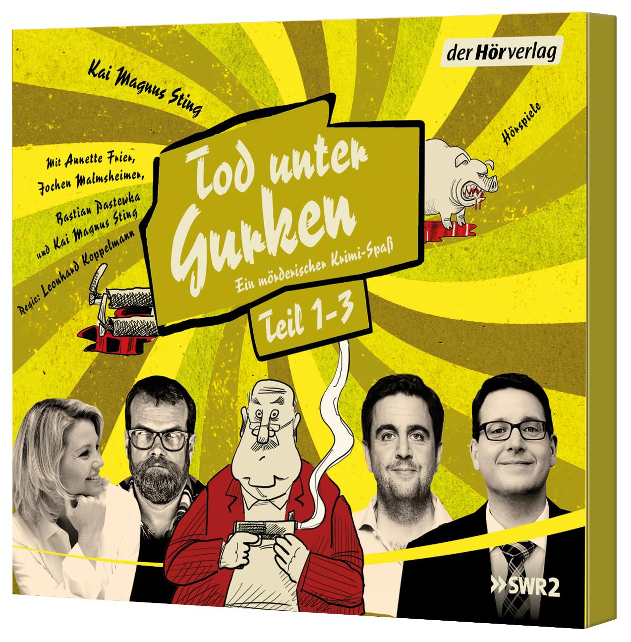 Kai Magnus Sting: Tod unter Gurken Teil 1-3: Ein mörderischer Krimi-Spaß (AudiobookFormat, deutsch language, der Hörverlag)