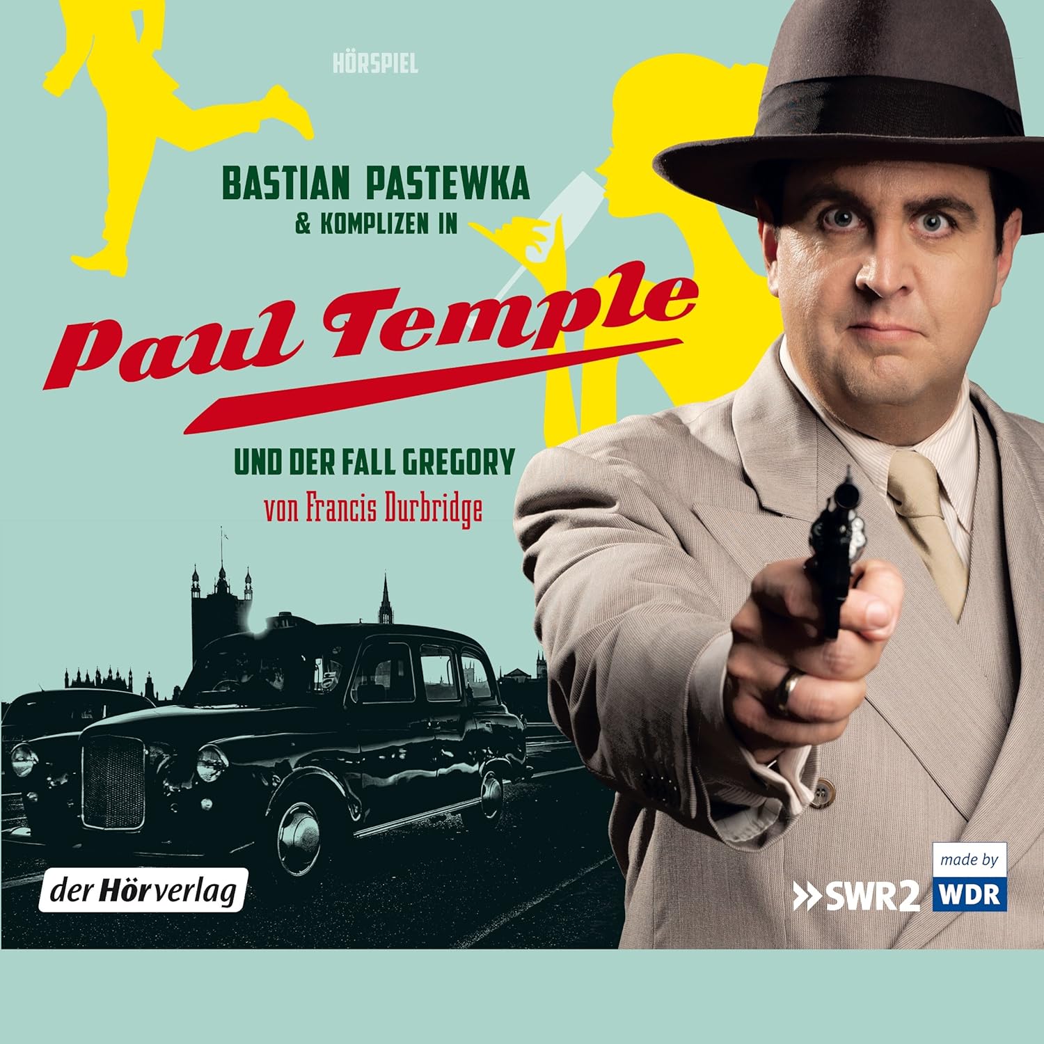 Francis Durbridge: Bastian Pastewka und Komplizen in "Paul Temple und der Fall Gregory" (AudiobookFormat, deutsch language, Der Hörverlag)