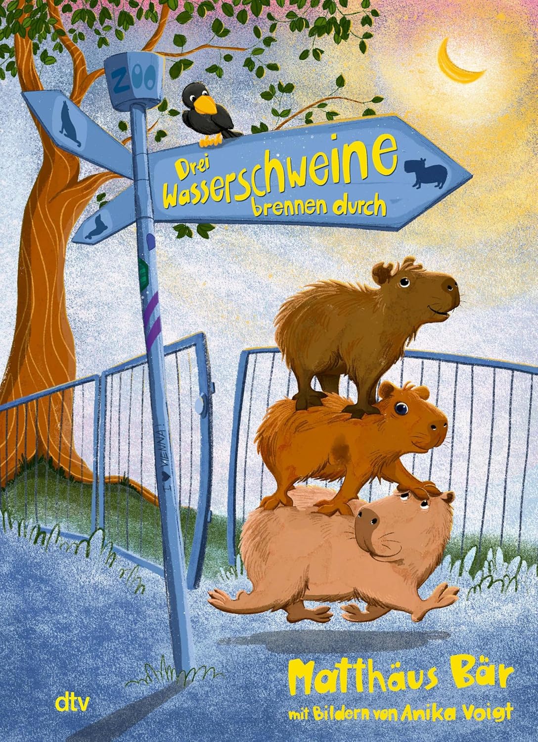 Matthäus Bär: Drei Wasserschweine brennen durch (EBook, dtv)