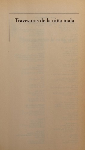 Mario Vargas Llosa: Travesuras de la niña mala (Paperback, Spanish language, 2006, Alfaguara)